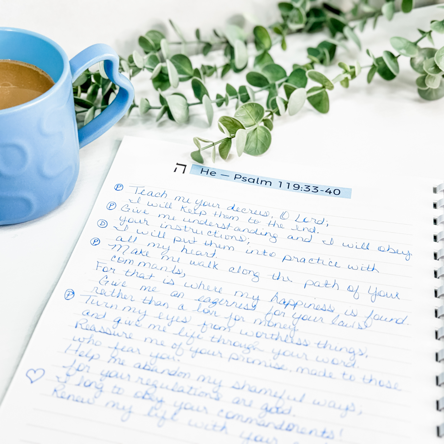 Psalm 119 Scripture Cultivations Journal